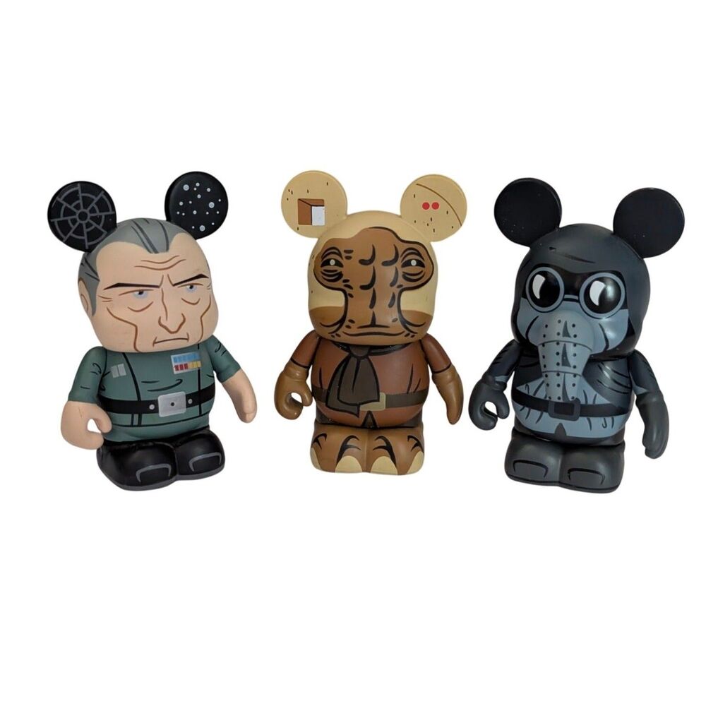 Disney Vinylmation 3" Figures - Moff Tarkin, Mufak & Garindan 3 Piece Set